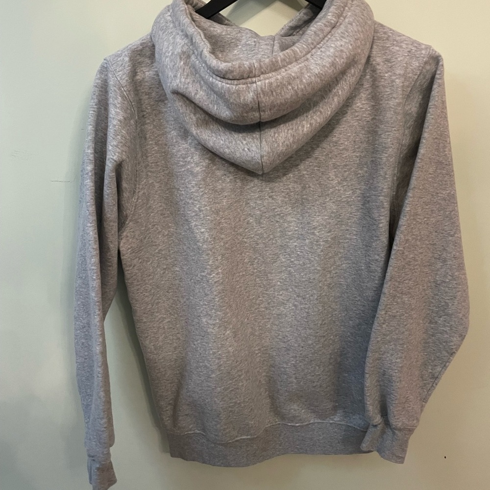 Light gray heatherd hoodie size s brand is fender